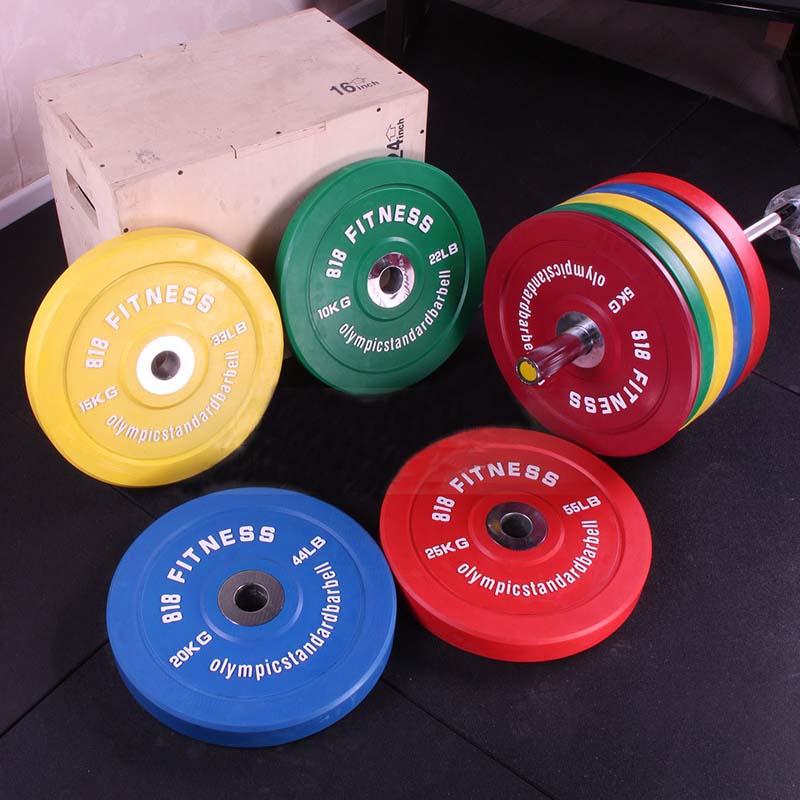 Leadman Vægtplader Sell Well Weight Barbell Plat for Gym Fitness Gym Vægtplader Bumper Plader Gummi